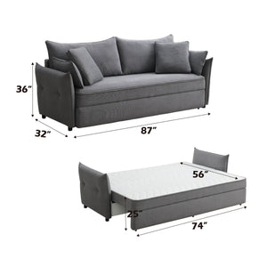 Irina Pull Out Sleep Sofa With Storage
