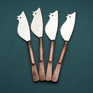 Celia Ratoncito Cheese Spreader/Knife 4 Pc. Set