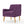 Modern Arm Chair With Tufted Back and Wooden Legs