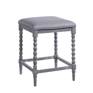 26" Counter Stools Set of 4 with Upholstered Seat