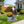 Standing Eagle Statue Garden Planter on Faux Stone Base