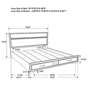 Corbin - Glittering Bedroom Set
