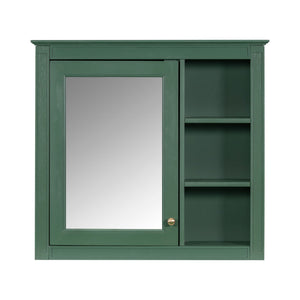 Bathroom Vanity With Medicine Cabinet, Royal Mirror Cabinet, Modern Bathroom Storage Cabinet With 2 Soft Closing Doors And 4 Drawers