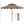 Outsunny 9' Patio Umbrella with Push Button Tilt and Crank