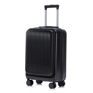 14' & 20' ABS Spinner Wheel Luggage Set with Cosmetic Case