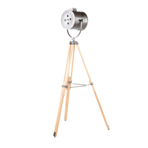 Ahoy - Industrial Floor Lamp - Natural / Antique