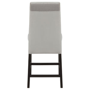 Upholstered Counter Stools (Set of 2) - Gray