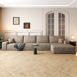 134" Cloud Sectional Couch with L-Shape Chaise