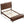 Sleigh Bed Frame With Tall Headboard And Storage Bench