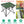 2Pcs Foldable Camping Table Portable Picnic Table Lightweight Travel Desk with 2 Cup Holders/Table Carrying Bag