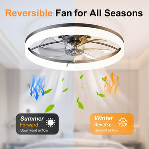 Ultra-Thin Modern LED Ceiling Fan