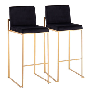 Fuji - Contemporary Design High Back Barstool