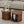 2Piece Round Coffee Table Set, Modern Nesting Side Tables with Sliding Door Storage