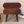Solid Wood Bubble Chestnut Nightstand, 2-Drawer, Nordic Legs