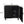 Modern Black Wood Storage Cabinet with Decorative Door