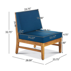 Perla Armless Chair