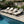 Black Iron Outdoor Chaise Lounge with Cream Cushion