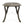 Outdoor Table With Smooth Lines, Slat Top
