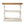 Distressed Wood Shelf Tray, French Country Console Table - Brown / Antique White