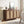Sideboard Buffet Cabinet With Handwoven Rattan Doors (Set of 2) - Dark Brown