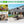 12x25 FT Galvanized Steel Carport with Shelter and Shed