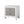 Katia - Weathered Night Stand - Gray / White