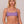 Checkmate Lace Up Crop Bikini Top