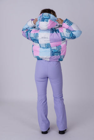 Chic Puffer Jacket -Patchwork - TRAPSKI