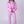 Chic Puffer Jacket - Pink with Gold Stars