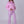 Chic Puffer Jacket - Pink with Gold Stars