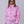 Chic Puffer Jacket - Pink with Gold Stars