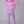 Chic Puffer Jacket - Pink with Gold Stars