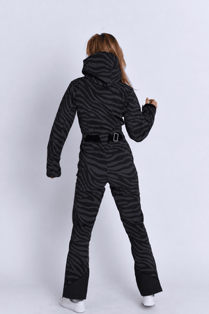 Chic Ski Suit - Black Tiger