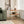Light Brown Side Table with Tempered Glass Top - Fully Assembled
