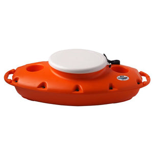 CreekKooler 15 Quart Floating Beverage Portable Pup Cooler with 8 Foot Tow Rope