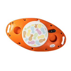 CreekKooler Pup 15 Quart Portable Floating Beverage Water/Can Cooler, Orange