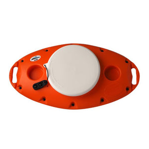 CreekKooler 15 Quart Floating Beverage Portable Pup Cooler with 8 Foot Tow Rope