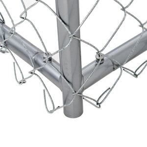 Lucky Dog 5 x 5 x 4 Foot Heavy Duty Outdoor Chain Link Dog Kennel (2 Pack)