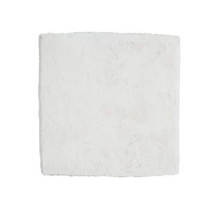 Cleo Modern Outdoor Side Table with Weather-Resistant MGO - Matte White
