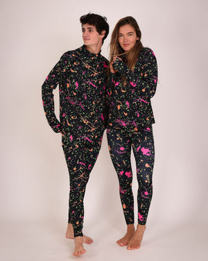 Clueless Women's Black Base Layer Top - TRAPSKI