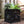 Southern Patio CMX-042426 Colony 16 Inch Square Resin Outdoor Planter Urn, Black