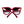 Coco - Red Velvet Frame Black Lens Wayfarer Sunglasses - TRAPSKI