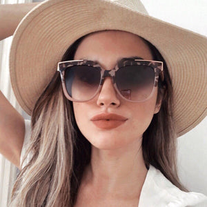 Coco - Tortoise Frame Brown Lens Wayfarer Sunglasses - TRAPSKI