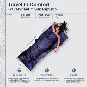 TravelSheet™ Silk Ripstop