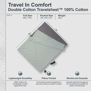 TravelSheet™ - Cotton - Double