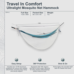 Mosquito Net for Hammocks Ultralight