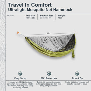 Ultralight Mosquito Net Hammock