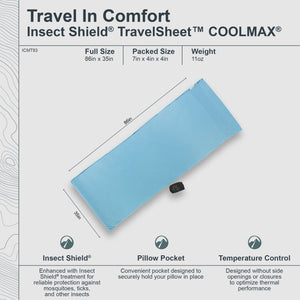 Insect Shield® TravelSheet™ COOLMAX®
