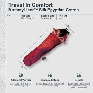 MummyLiner Silk Egyptian Cotton