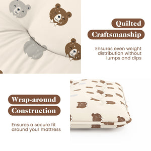 Foldable Futon Mattress with Washable Cover and Carry Bag for Camping